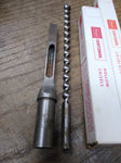 Vtg 2 Piece Lot Craftsman 3/8" Mortise Hollow Chisel w/Bit USA Box Good Shape!