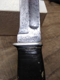 Vtg KA BAR Fixed Blade Fighting Knife Union Cutlery Co Olean NY 5" Blade Nice!