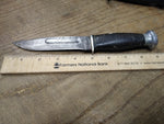 Vtg KA BAR Fixed Blade Fighting Knife Union Cutlery Co Olean NY 5" Blade Nice!