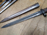 Vtg WWII Czech V CSZ Mauser  w/Scabbard Military tool Good Shape!