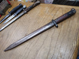 Vtg WWII Czech V CSZ Mauser  w/Scabbard Military tool Good Shape!