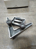 Vtg Ford V8 Circa 1955 Chrome Fender Emblem Badge Trim Automobile Truck Parts