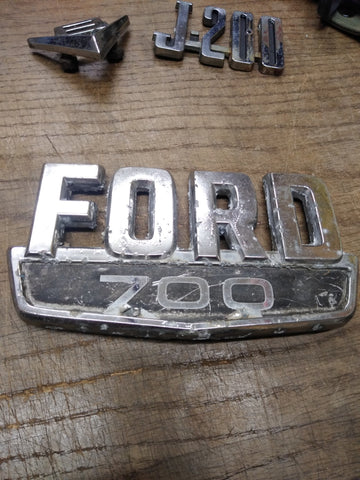 Vtg Ford 700 1980 Truck #80020A68-A Chrome Emblem Badge Trim Truck Parts