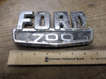 Vtg Ford 700 1980 Truck #80020A68-A Chrome Emblem Badge Trim Truck Parts