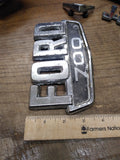Vtg Ford 700 1980 Truck #80020A68-A Chrome Emblem Badge Trim Truck Parts
