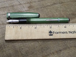 Vtg Esterbrooks Fountain Pen 9668 Nib Chrome and Green Made In The USA!