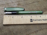 Vtg Esterbrooks Fountain Pen 9668 Nib Chrome and Green Made In The USA!