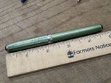 Vtg Esterbrooks Fountain Pen 9668 Nib Chrome and Green Made In The USA!