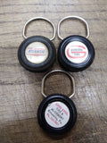 Vtg 3 Piece Lot General Tires Atlantic Tire Style Advertising Key Chains Fobs!