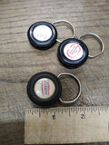 Vtg 3 Piece Lot General Tires Atlantic Tire Style Advertising Key Chains Fobs!