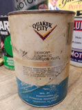 Vtg Quaker City 1 Quart Dexron Automatic Transmission Fluid Paper Can Phila, Pa