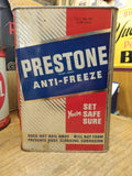 Vtg 1 US Gallon Eveready Prestone Anti Freeze Empty Can Union Carbide USA Nice!