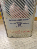Vtg 1 US Gallon Eveready Prestone Anti Freeze Empty Can Union Carbide USA Nice!