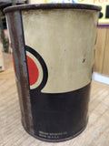 Vtg 1 Quart 1940's Havoline Motor Oil FULL Solder Seam Tin Can Indian Refinery