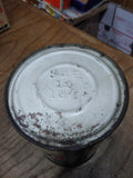 Vtg 1 Quart 1940's Havoline Motor Oil FULL Solder Seam Tin Can Indian Refinery