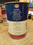 Vtg 1 Quart ESSO Extra 10W 20 Motor Oil No 1 Metal Can Humble Oil & Refining Co