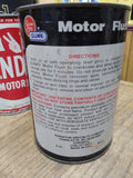 Vtg 1 Quart Gunk Solder Seal Motor Flush Cleans Engines in 5 Minutes Metal Can