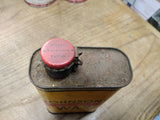 Vtg 1938 1 Pint US Standard Johnson's Liquid Wax Partially Full Metal Can