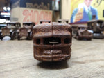 Vtg Cast Iron Twin Coach Bus Toy Dent Arcade AC Williams Hubley? 5 inches