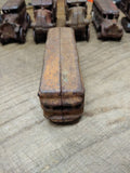 Vtg Cast Iron Twin Coach Bus Toy Dent Arcade AC Williams Hubley? 5 inches