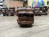 Vtg Cast Iron Twin Coach Bus Toy Dent Arcade AC Williams Hubley? 5 inches