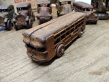 Vtg Cast Iron Twin Coach Bus Toy Dent Arcade AC Williams Hubley? 5 inches