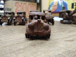 Vtg Cast Iron Taxi Limo Bus Toy Hubley Arcade AC Williams Dent? 5" White Tires