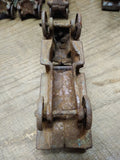Vtg Cast Iron C Cab Stake Bed Truck Toy AC Williams Arcade? 5" Artillery Wheels!