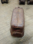 Vtg Cast Iron Red Coupe Car Toy AC Williams Arcade Dent Hubley? 4" Steel Wheels!