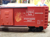 Vtg HO Scale Tyco #930 Freight Unloading Box Car Set #19720 Burlington in Box