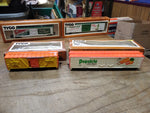 Vtg HO Scale Tyco Train Car Accessory Lot Canada Dry Green Giant Popsicle Boxes