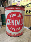 Vtg Kendall Refining Co 1950's Kenlube Grease C 999 3/4 Full 5 Pound Can