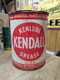 Vtg Kendall Refining Co 1950's Kenlube Grease C 999 3/4 Full 5 Pound Can