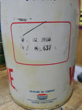 Vtg Valvoline Oil Co Grease Can No 637 1/2 Full 5 Pound Freedom Pa