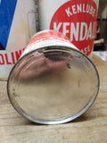 Vtg 1 US Quart Agway Premium SAE 10W 30 Motor Oil Metal Can