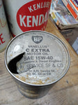 Vtg 1 US Quart BP Vanellus C Extra SAE 15 40 Motor Oil Metal Can Cleveland Ohio