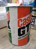 Vtg 1 Quart Paper Can Castrol GTX High Performance Motor Oil 20W 50 USA