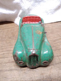 Vtg Schuco Examico 4001 Windup Metal Car Orig Green1940's Germany Parts Repair
