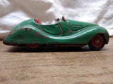 Vtg Schuco Examico 4001 Windup Metal Car Orig Green1940's Germany Parts Repair