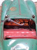 Vtg Schuco Examico 4001 Windup Metal Car Orig Green1940's Germany Parts Repair