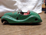 Vtg Schuco Examico 4001 Windup Metal Car Orig Green1940's Germany Parts Repair