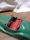 Vtg Schuco Examico 4001 Windup Metal Car Orig Green1940's Germany Parts Repair