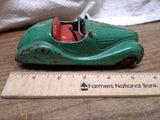 Vtg Schuco Examico 4001 Windup Metal Car Orig Green1940's Germany Parts Repair