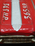 Vtg 1960's Cragstan Chevrolet Corvette #12 Champion Pure Friction Litho Toy Car
