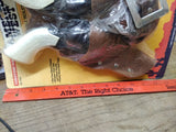 VTG NOS Tootsie toy AMERICAN WEST Double Holster Die Cast toy Cap Guns w/Belt