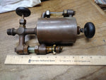 Vtg Antique Powel Boson 1 Pint Hit Miss Steam Gas Engine Brass Cylinder Oiler