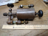 Vtg Antique Powel Boson 1 Pint Hit Miss Steam Gas Engine Brass Cylinder Oiler