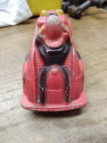 Vtg 1930's Walt Disney Prod Sun Rubber? Mickey Mouse Donald Duck Red Fire Truck