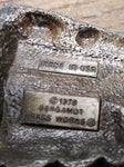 Vtg 1978 Bergamot Brass Works 1002 Steam Locomotive Belt Buckle Made In USA Nice