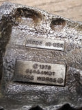 Vtg 1978 Bergamot Brass Works 1002 Steam Locomotive Belt Buckle Made In USA Nice